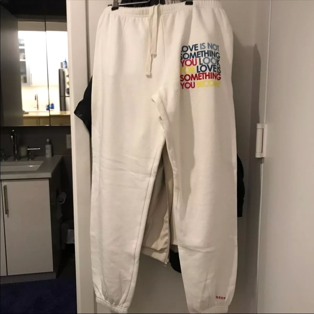 PEACE LOVE WORLD sweatpants